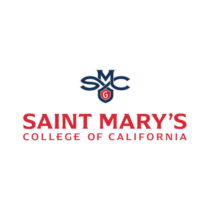 Saint Marys College SMC Logo_Primary Vertical Fullcolor_Navy-Red