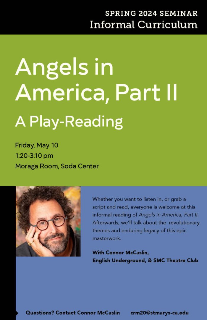 Angels in America Play Reading Flyer