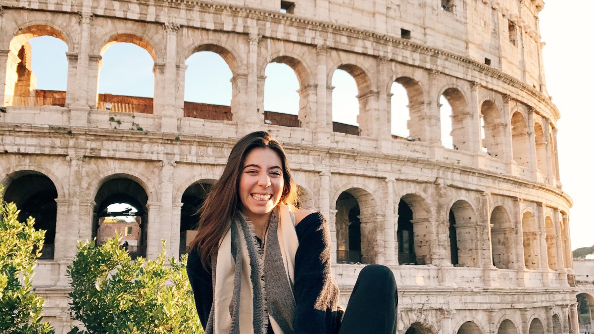 Lauren in Rome, Italy