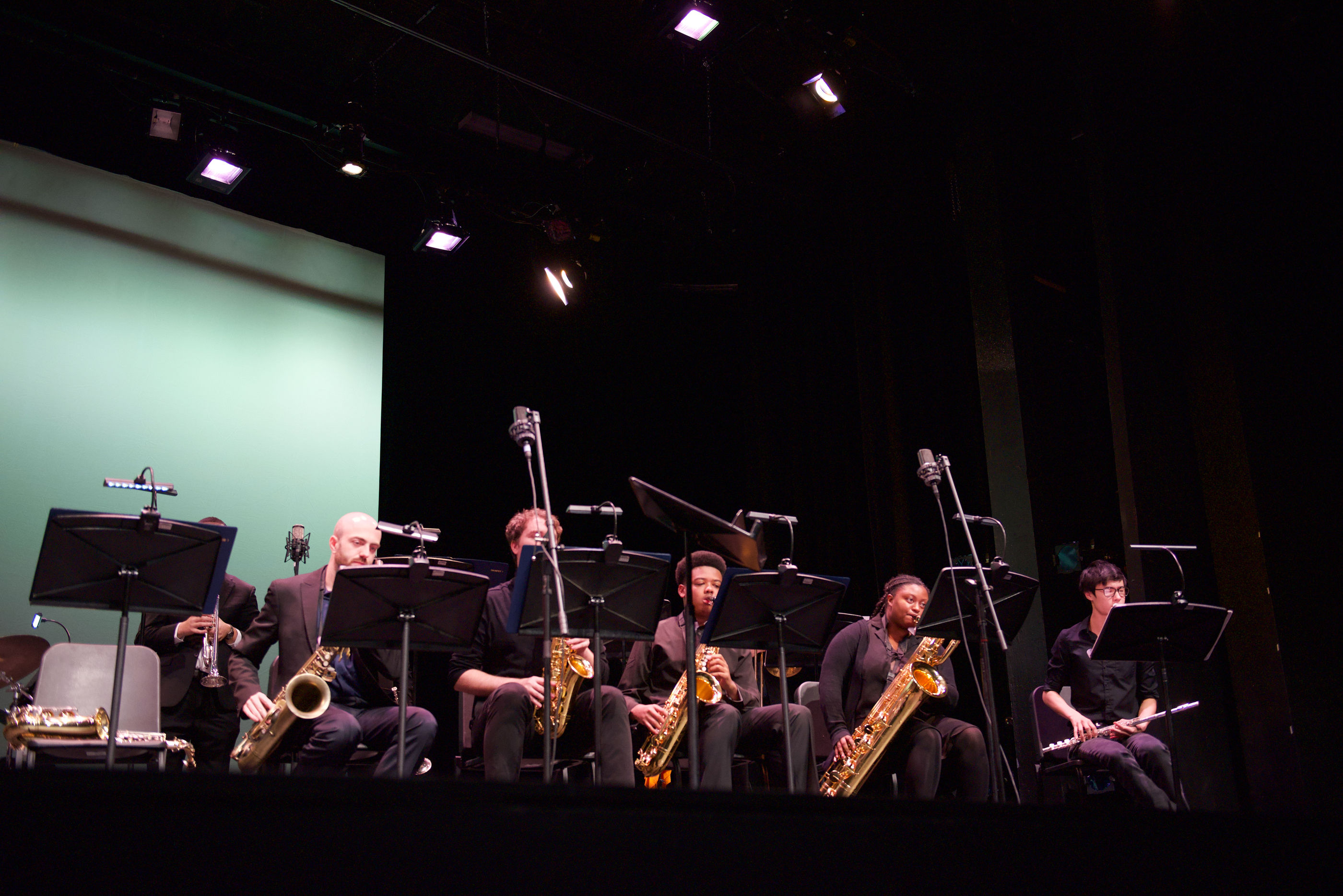 Jazz Band Performing in Concert