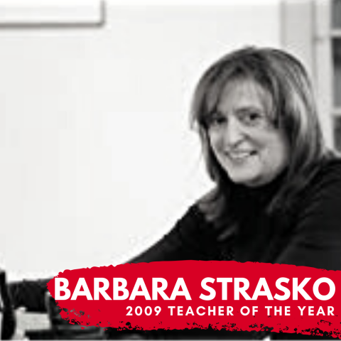 Barbara Strasko; 2009 teacher of the year