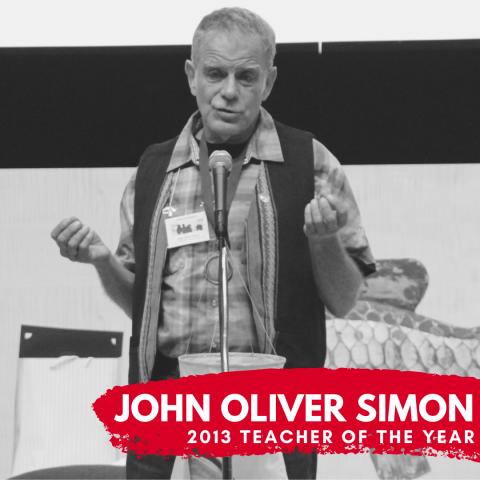 2013 Teacher of the Year John Oliver Simon