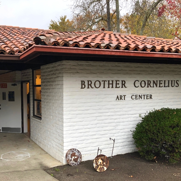 outside of Brother Cornelius art center