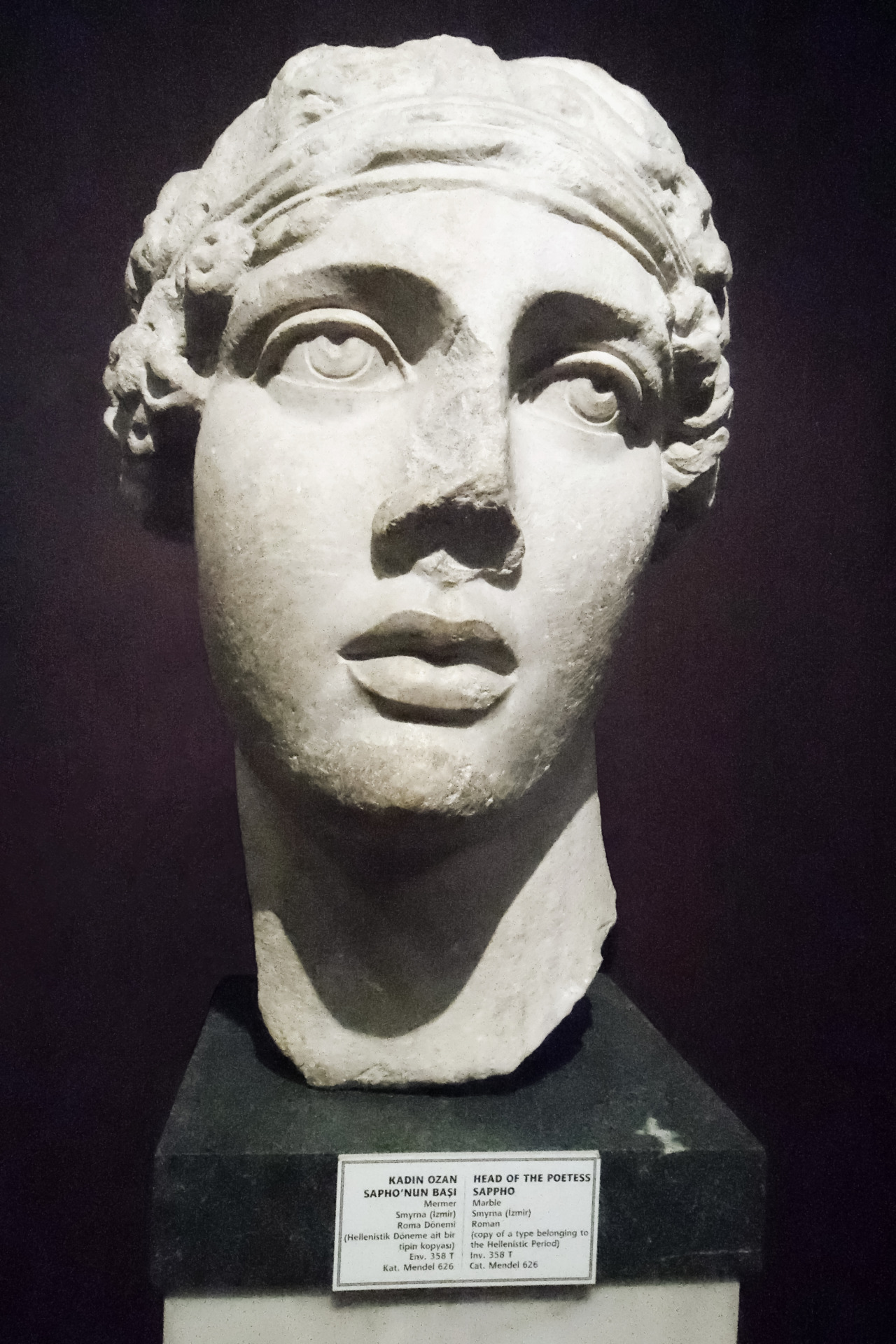 Sappho bust