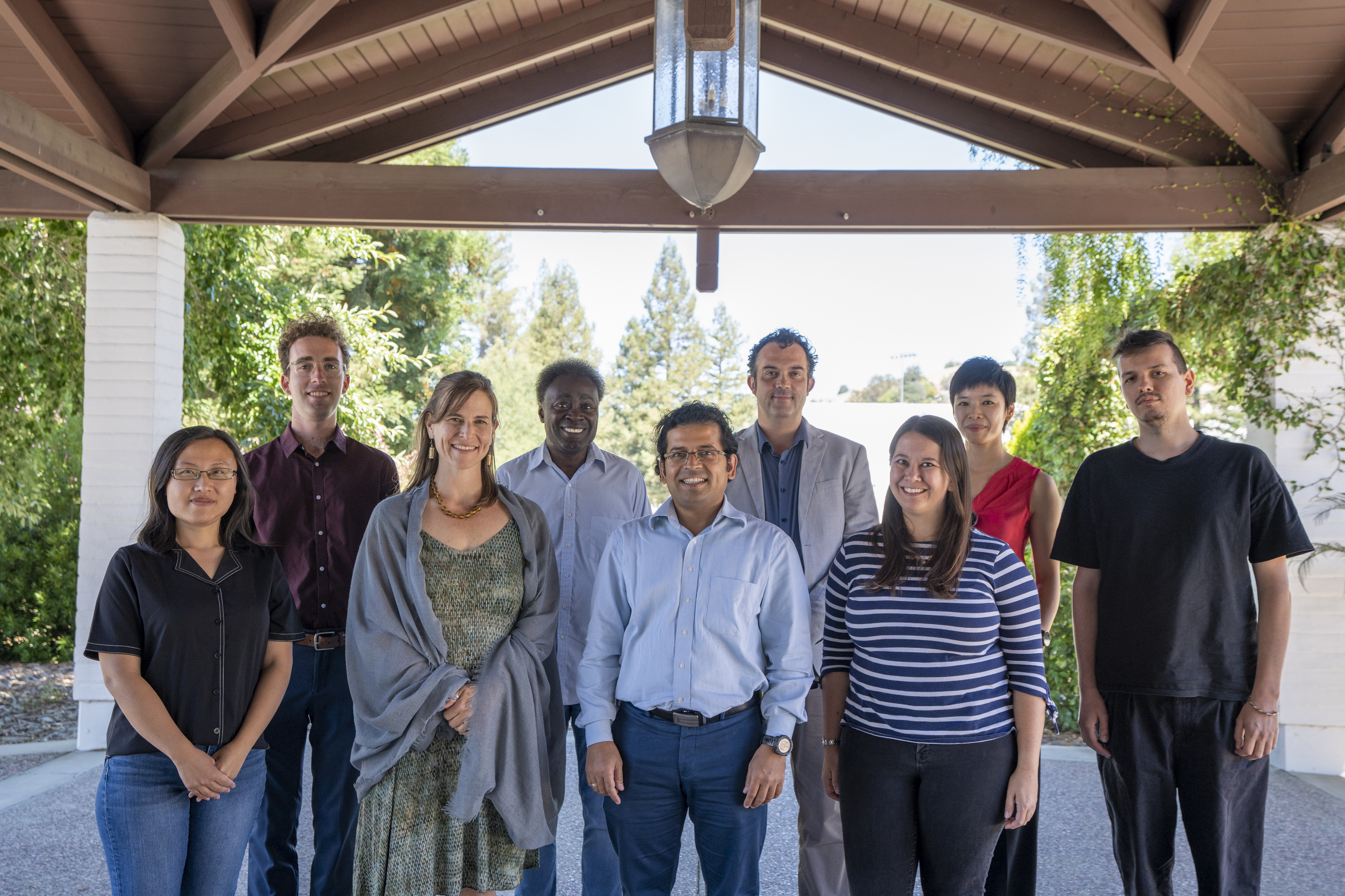 New faculty and fellows who participated in the New Faculty Orientation, (from left to right) Yunting Pu, Michael Blackburn, Kristen Sbrogna, Carlton Oler, Manvendra Tiwari, Chris Arnold, Victoria Noquez, Amy Chu, and Angelantonio Grossi.