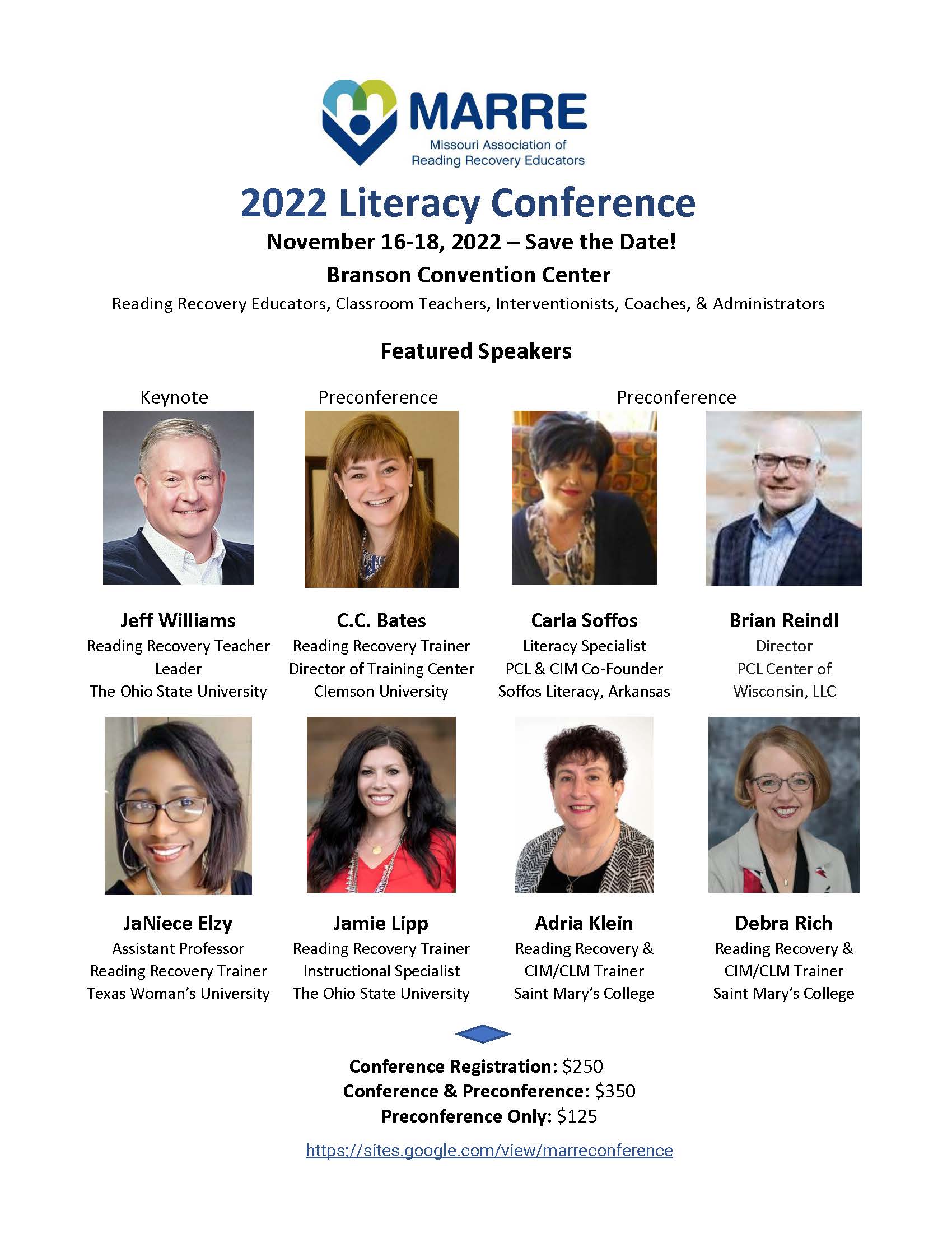 2022 Literacy Conference Flyer