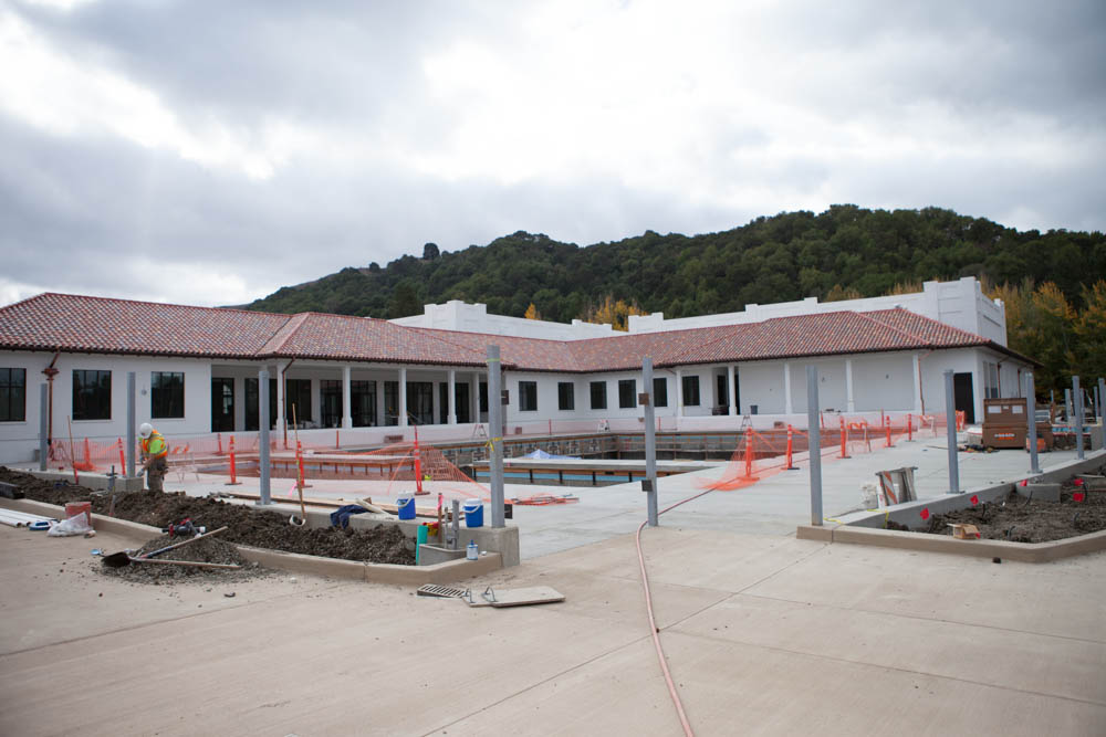 Contruction of the Pool at the Rec Center