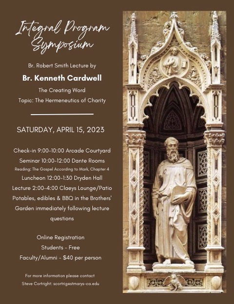 Integral Program Symposium & Br. Robert Smith Lecture