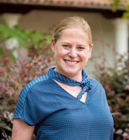 faculty portrait outside