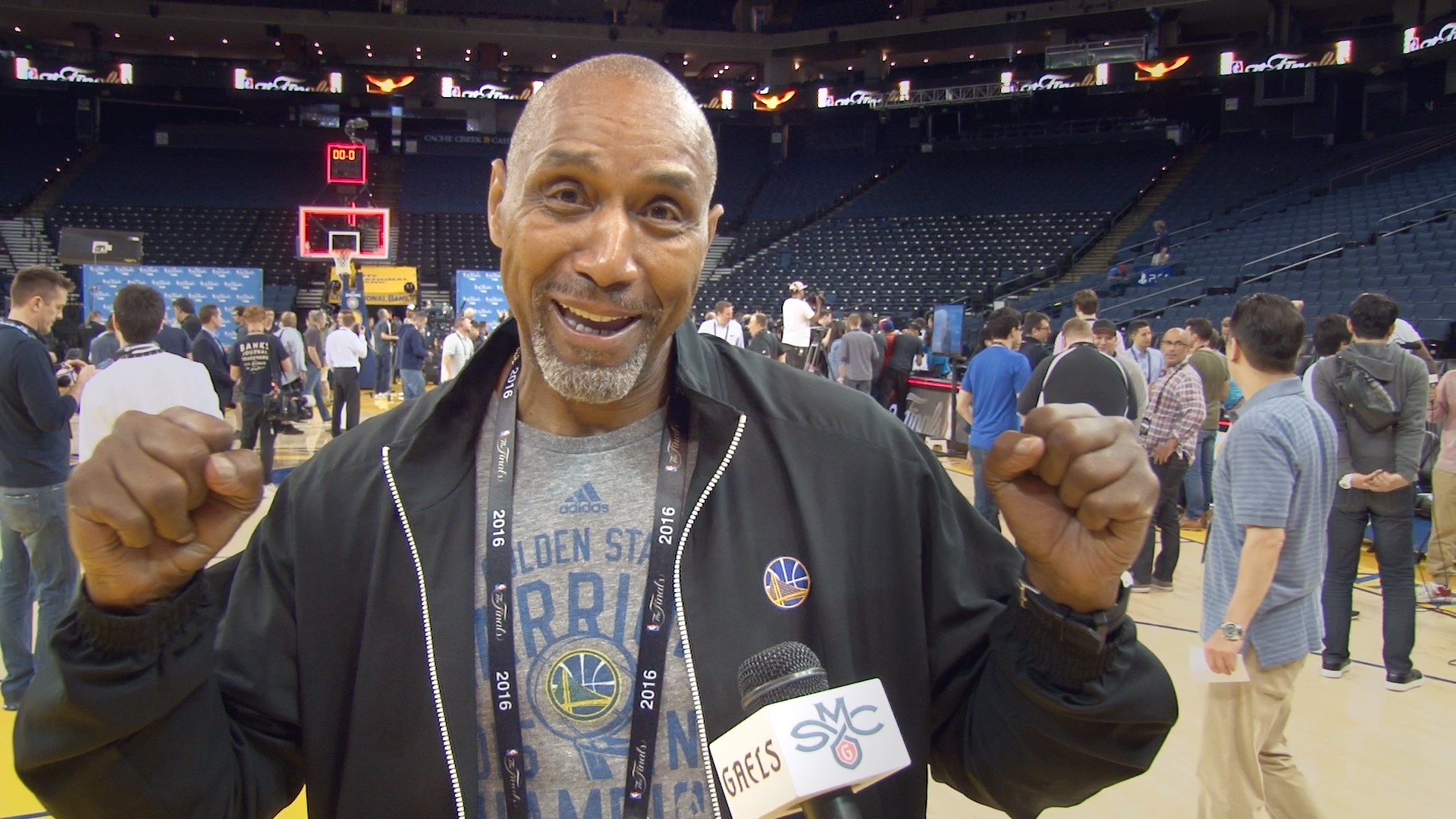 Ralph Walker at Gaels Basketball game in 2016