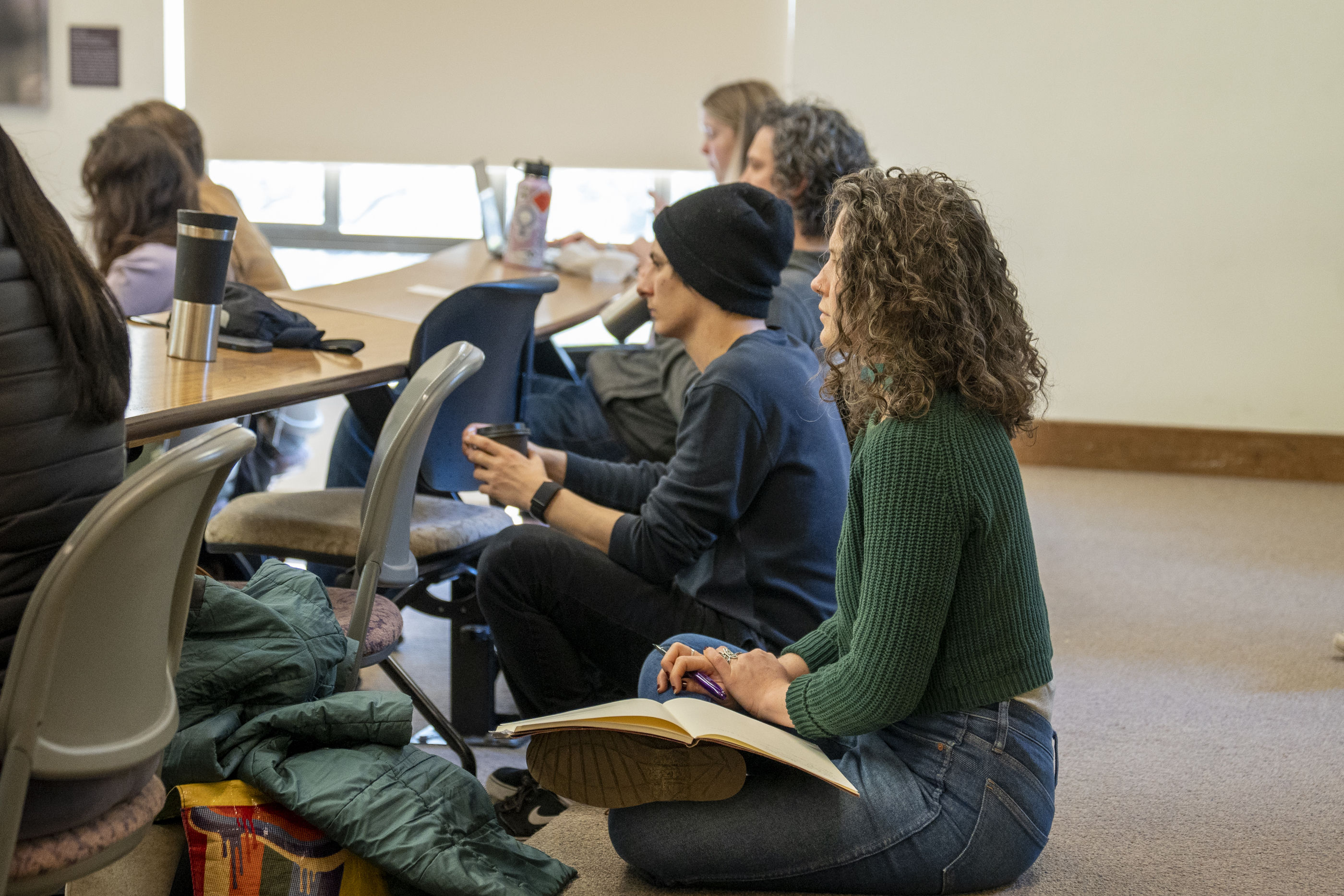 MFA students at Vanessa Hua's talk