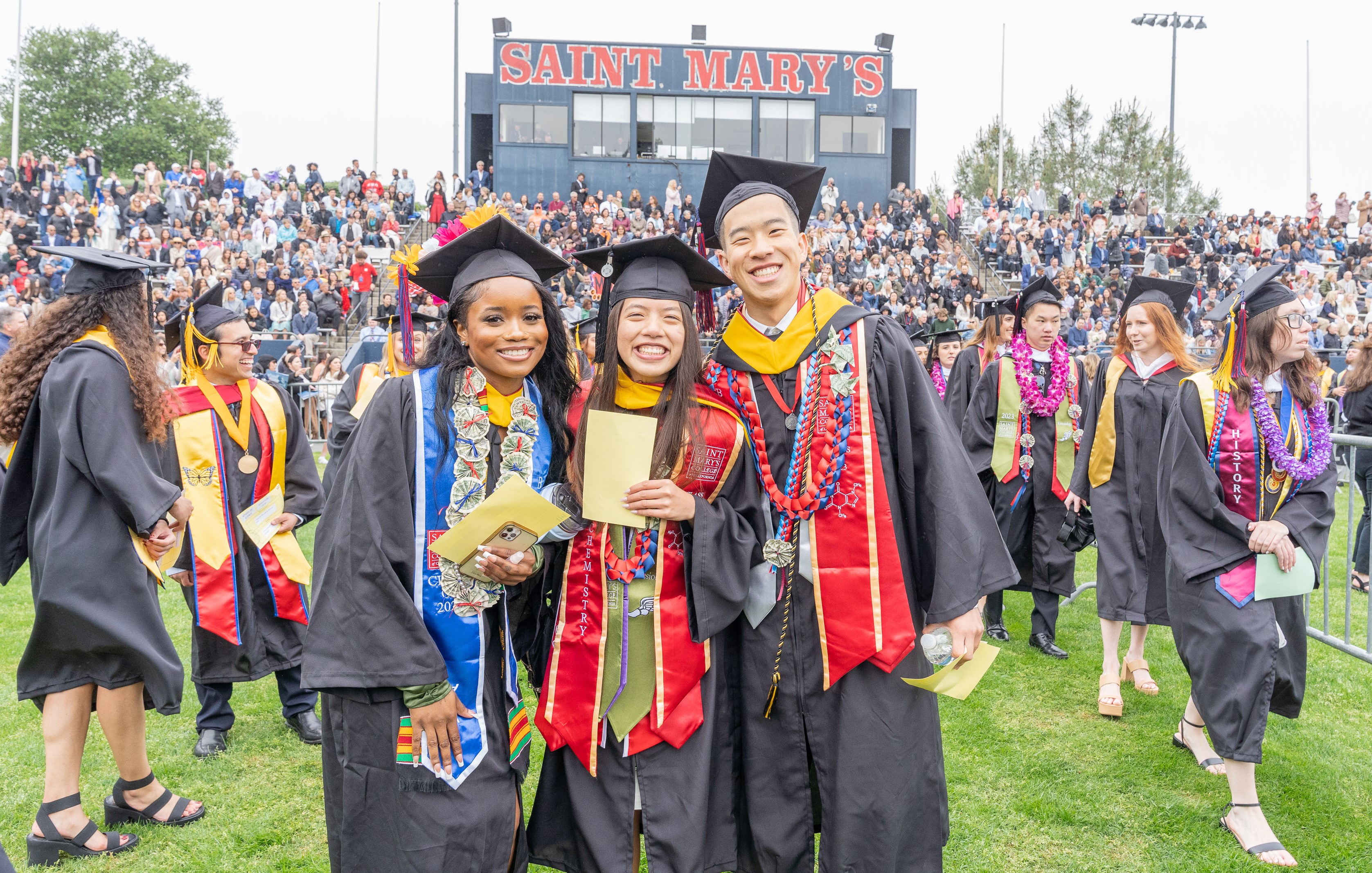 Happy grads at 2023 Undergrad Commencement