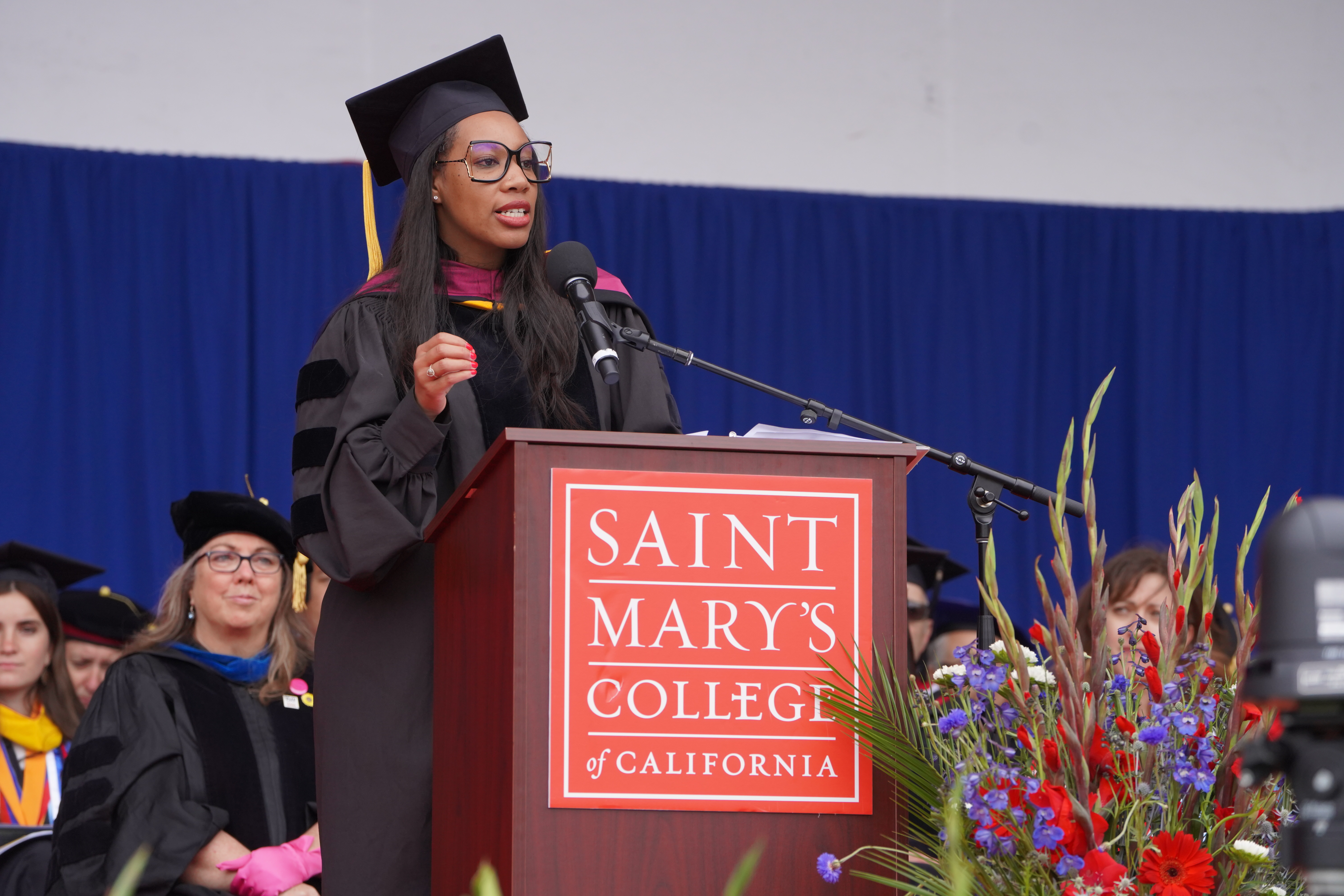 Kalina speaks at Commencement