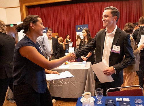 saint mary's economics minor students at meet the firms