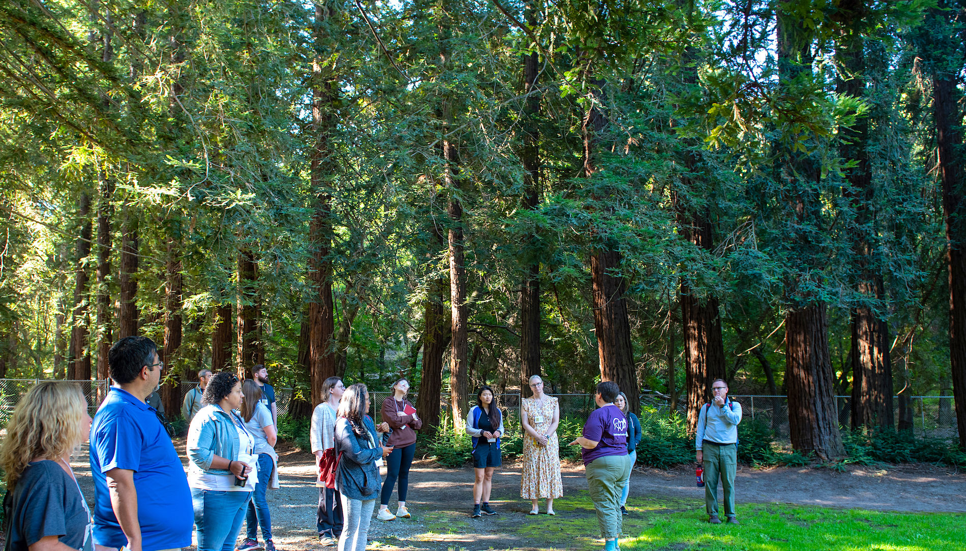 Participants in 2023 Lasallian Institute on DEIB gather for prayer and reflection