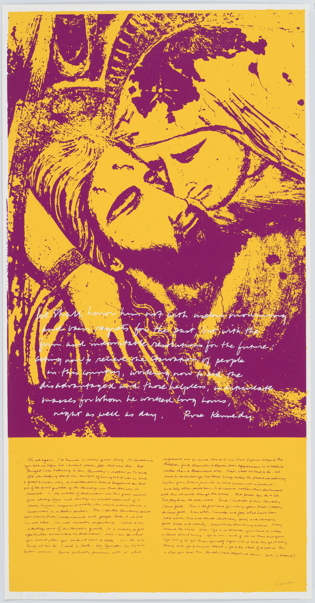 serigraph by corita kent, peita
