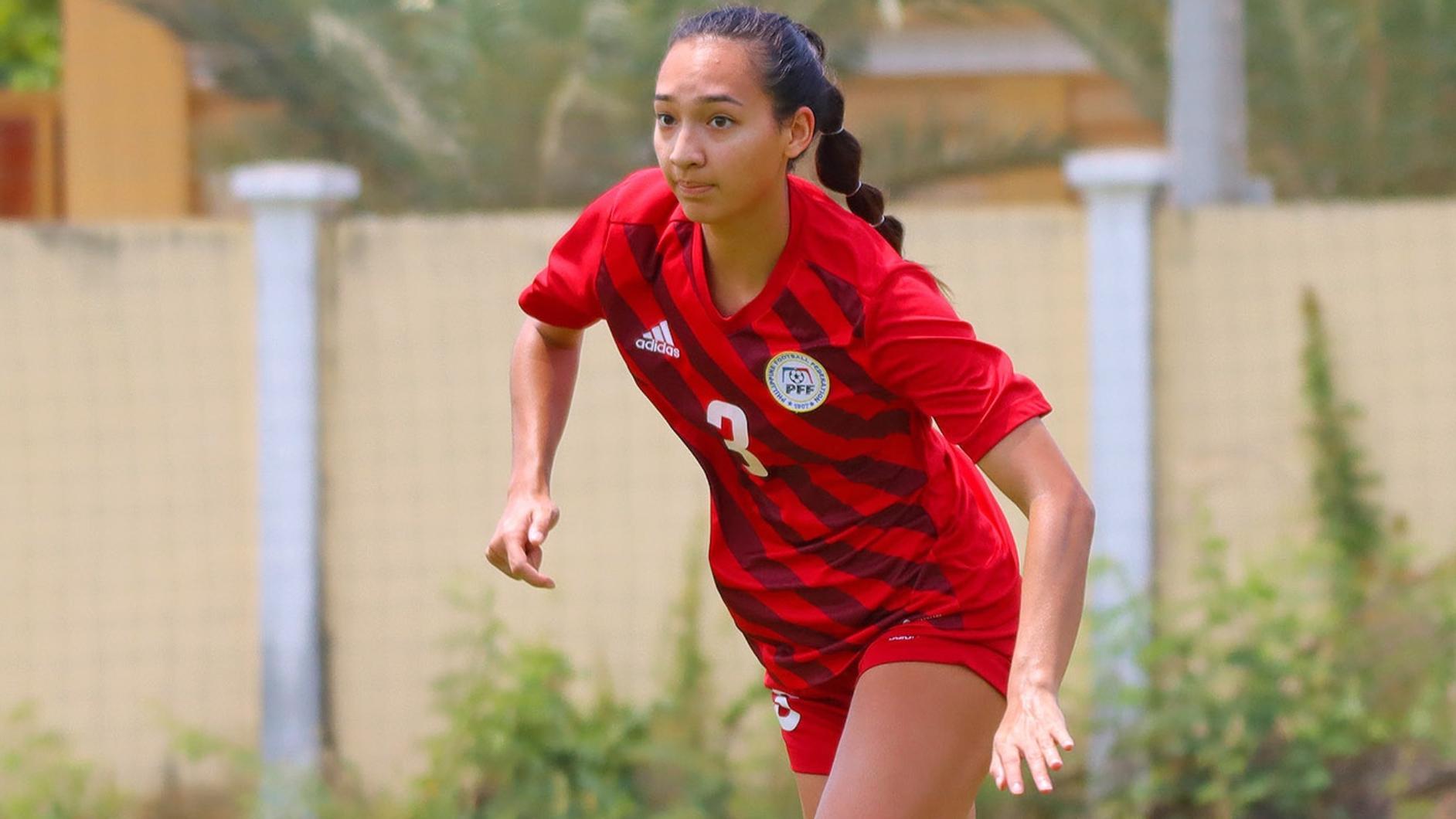 Soccer player Maya Alcantara