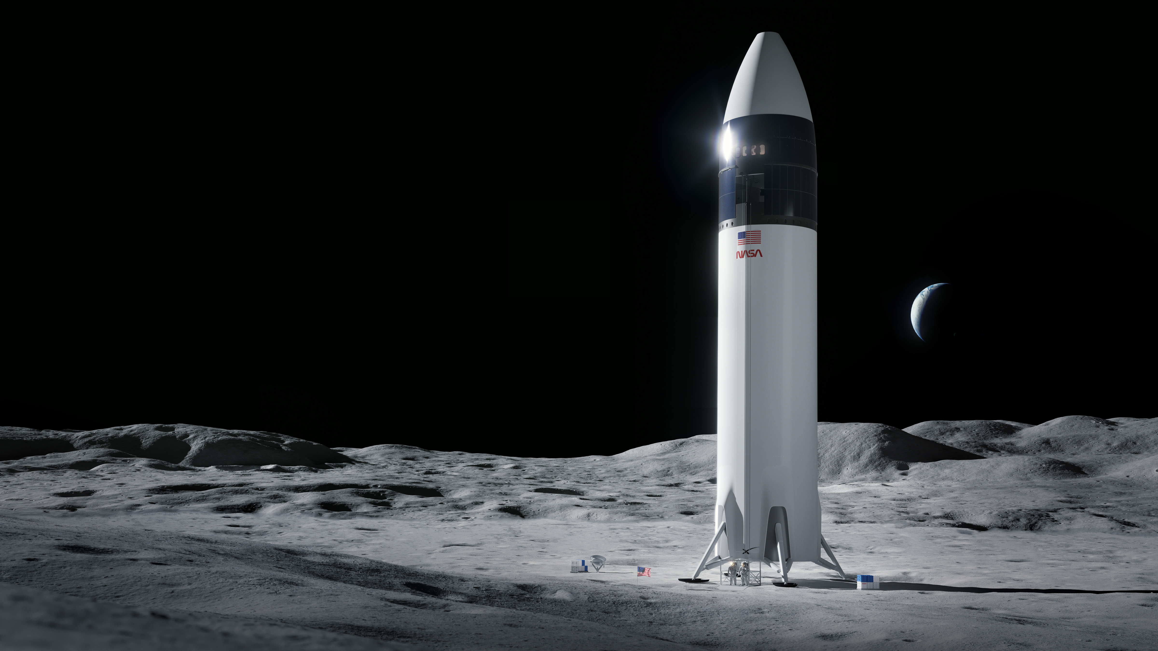 Artist rendering of Artemis III