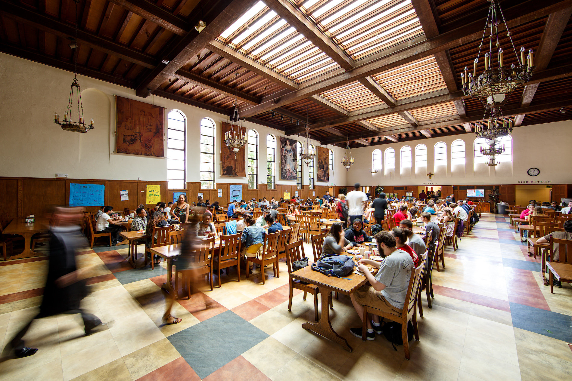 Students in Oliver Hall in September 2022