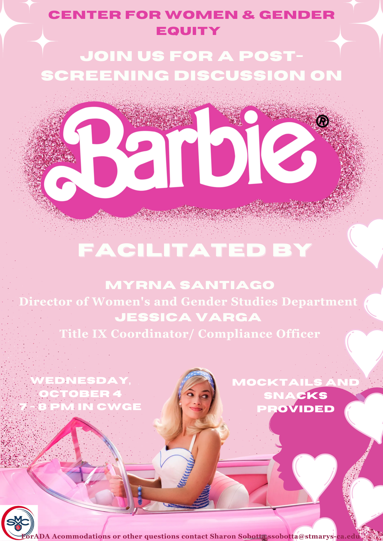 Barbie Discussion & Mocktail Party Invitation