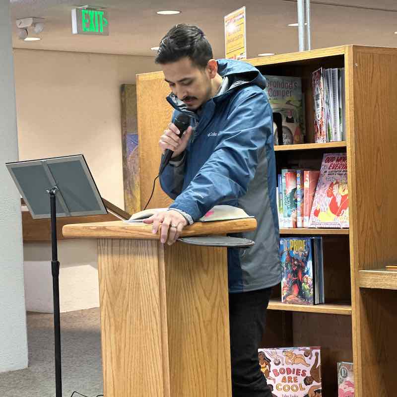 photo of poet Marcelo Hernandez Castillo
