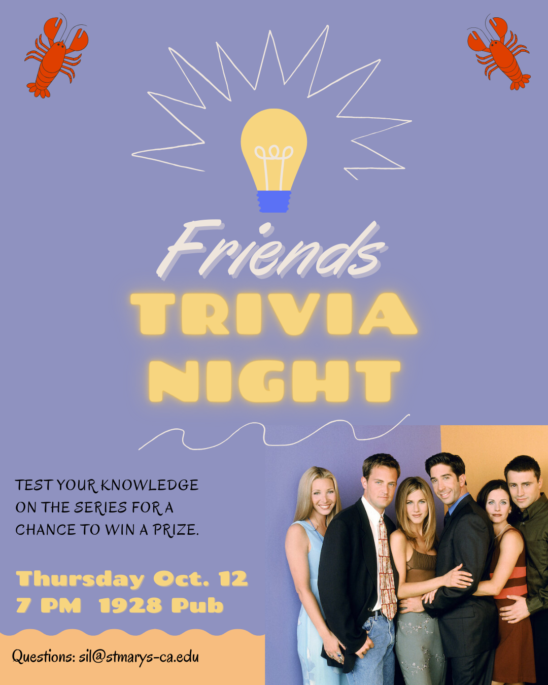 Friends Trivia Night Flyer