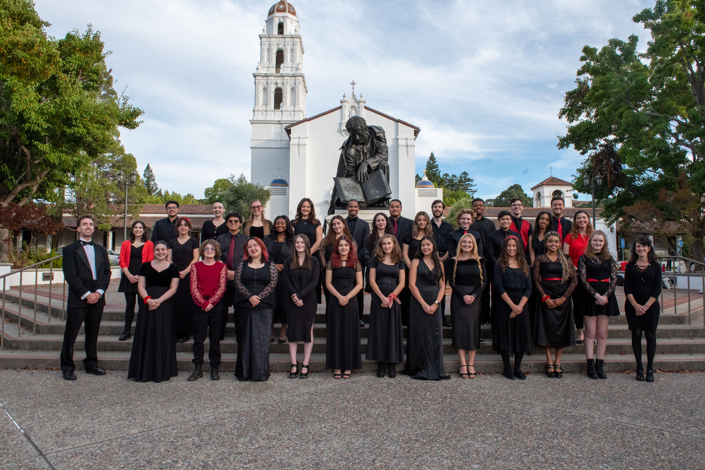 SMC Choir in front of the Chapel