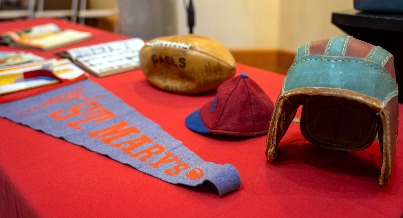 Old football memorabilia from the SMC Archives