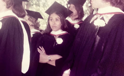 Elizabeth Sandoval at Graduation 1976