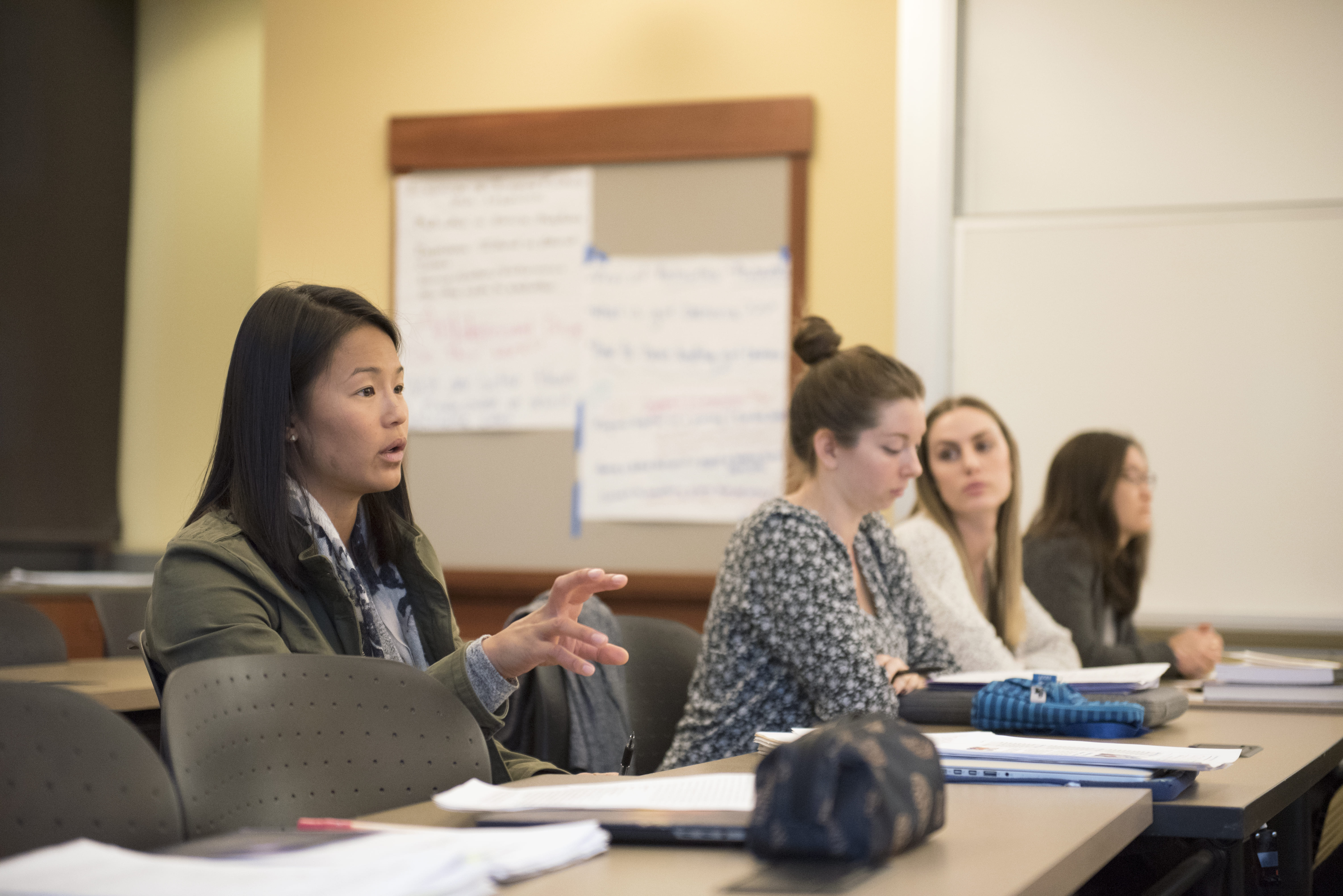 Students in an SMC classroom