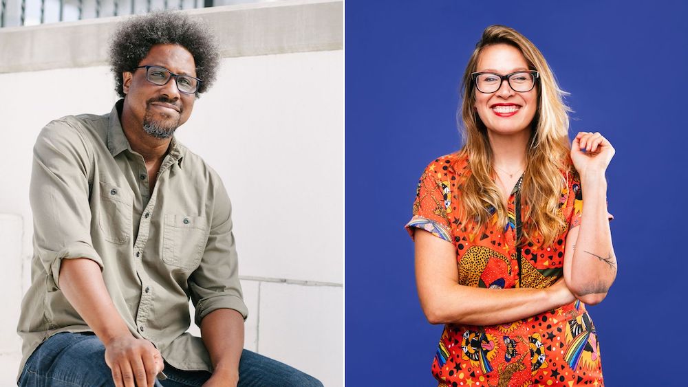 Kamau Bell and Kate Schatz