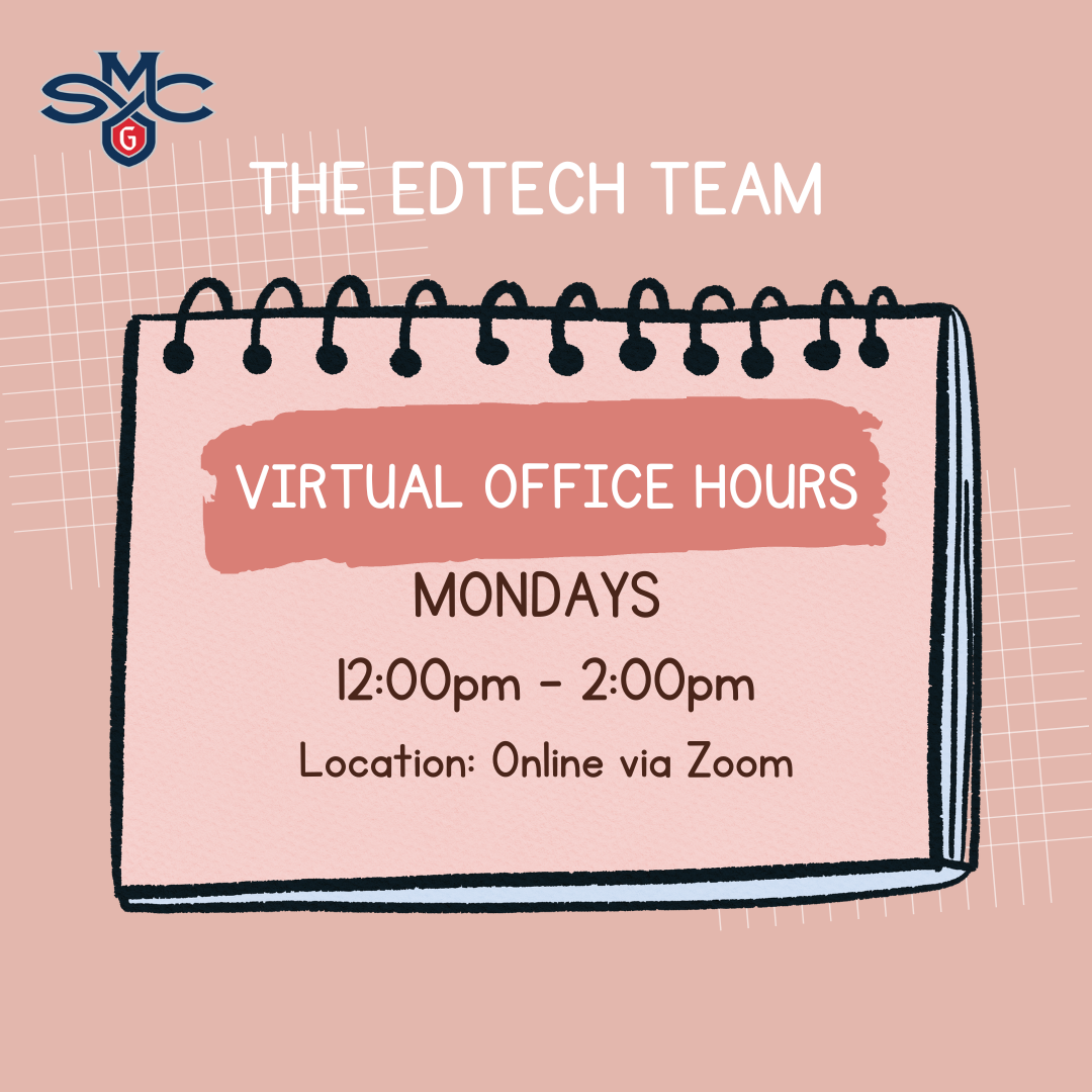 EdTech Virtual Office Hours Flyer