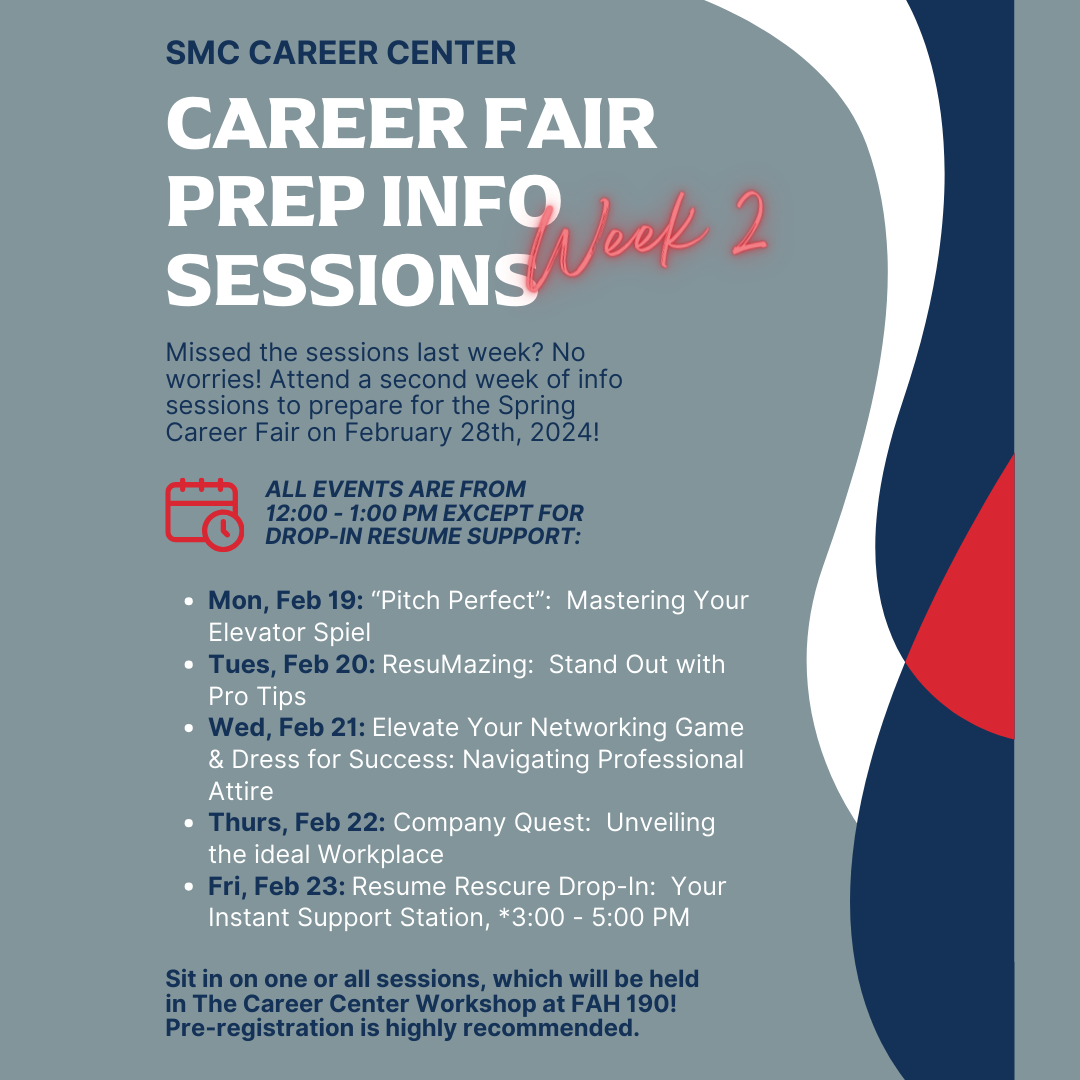 career fair prep info flyer updated