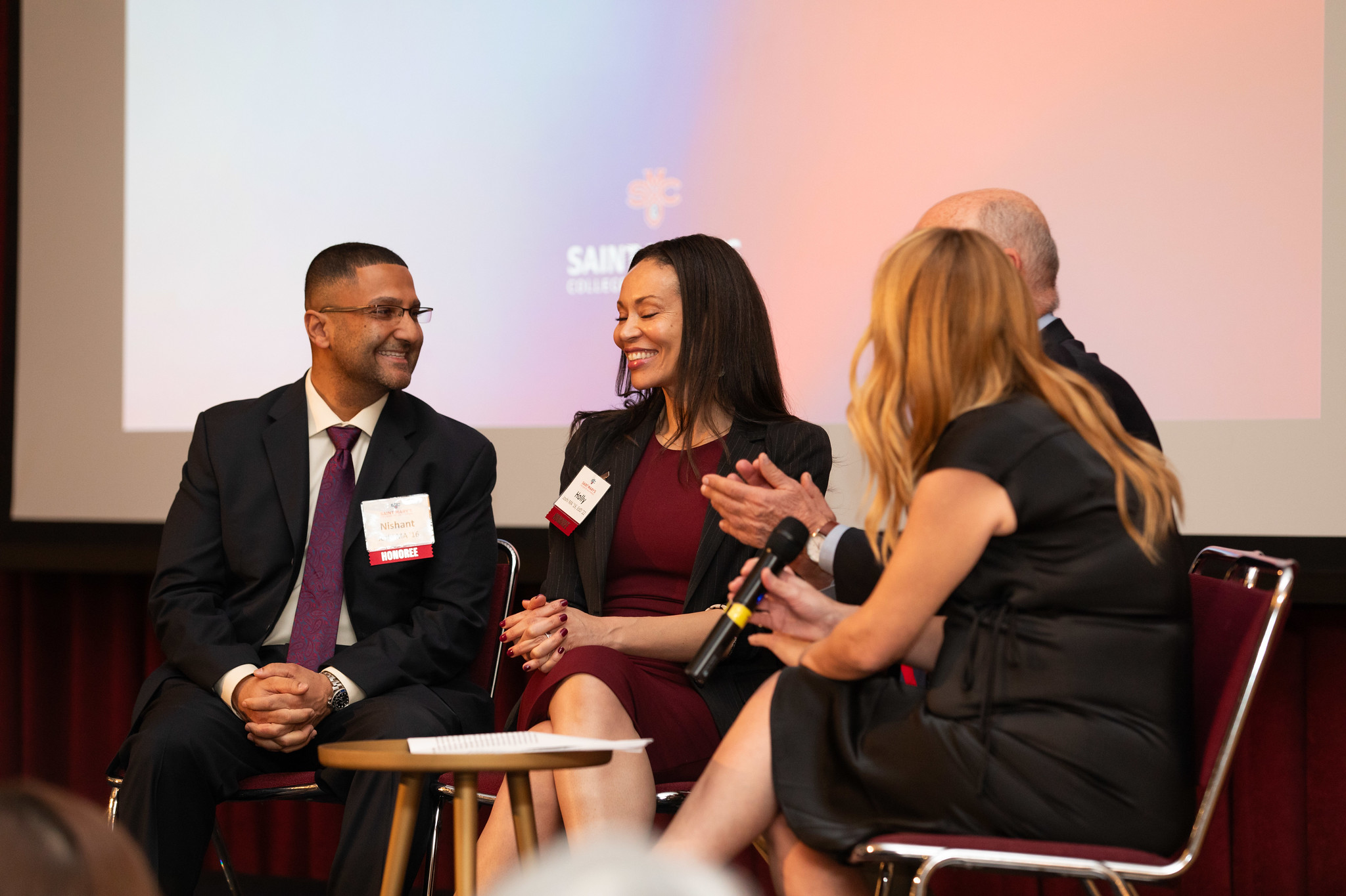 Nishant and Holly Joshi at the Alumni Awards Ceremony