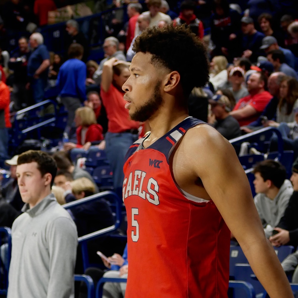 Men's basketball player Joshua Jefferson during the game against Gonzaga  on February 3, 2024