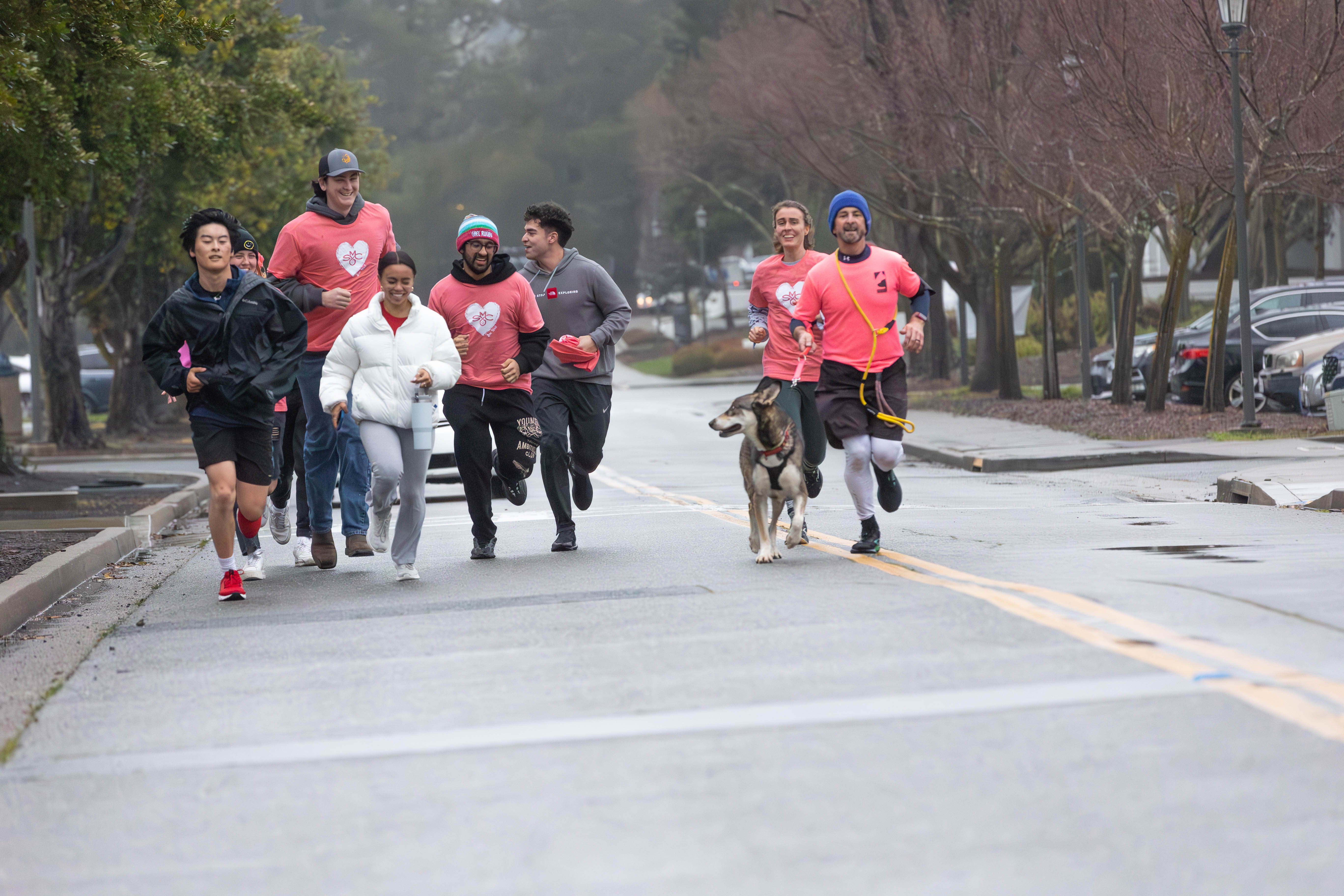 dog “Freesia” in the first sequence of events for the LoveWell program on Feb 14. / Photo by Rebecca Harper
