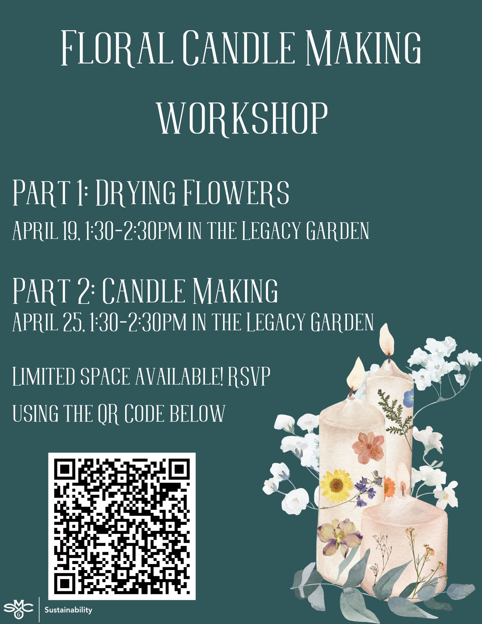 Floral Candle Making workshop