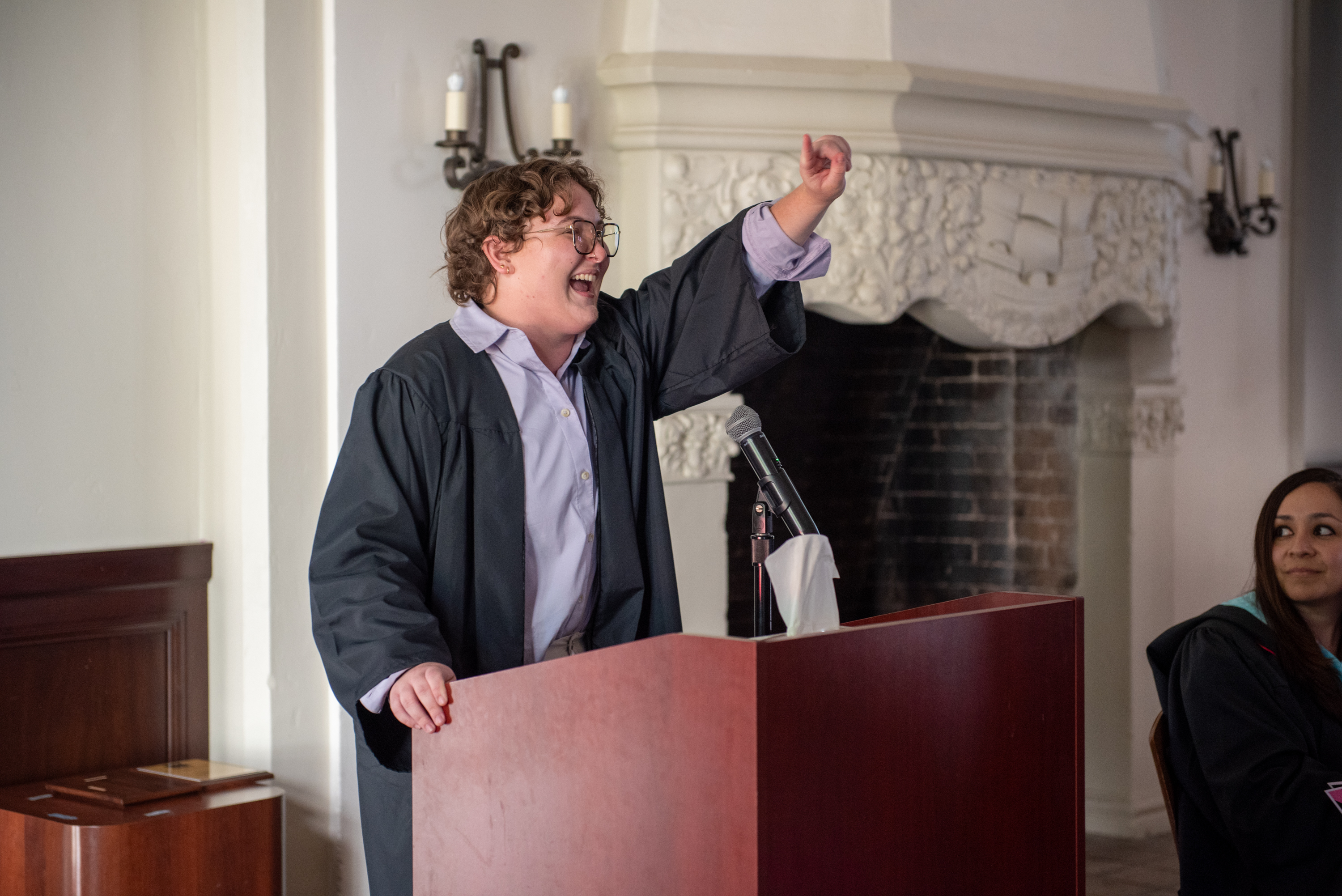 Lou Cooper '24, Keynote Speaker at this year's Lavender Graduate Celebration