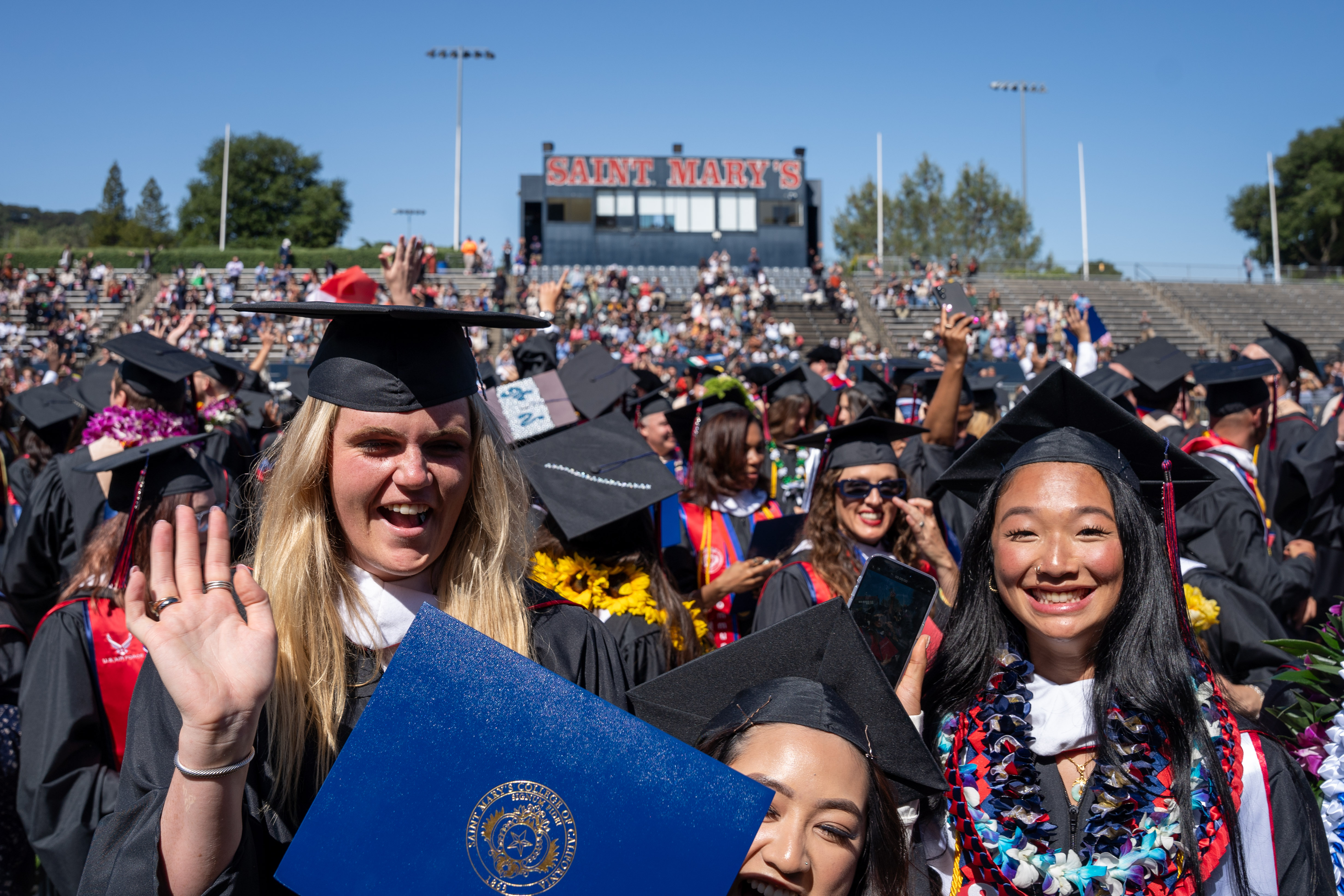 Happy grads at GPS ceremony