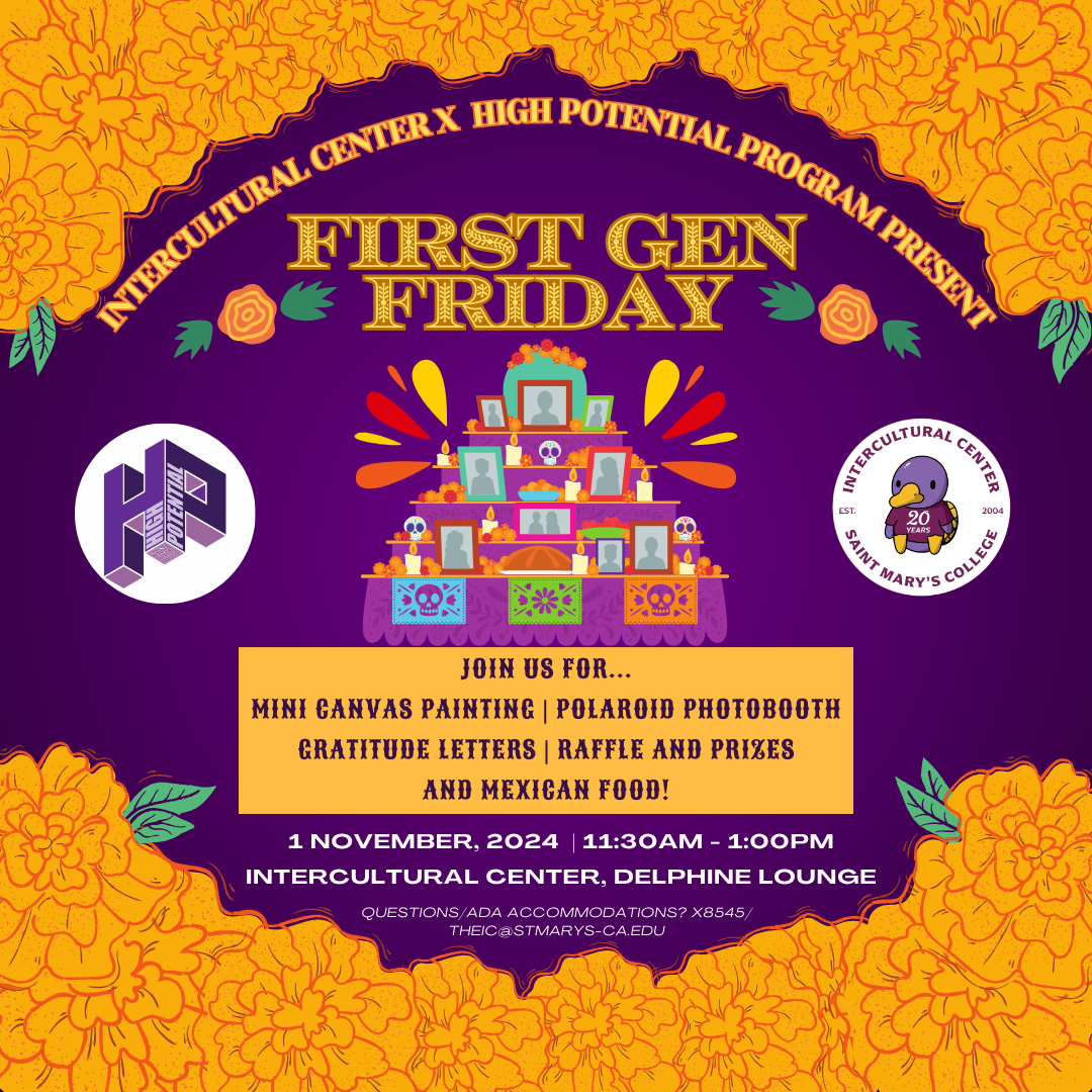 event flyer for first gen friday