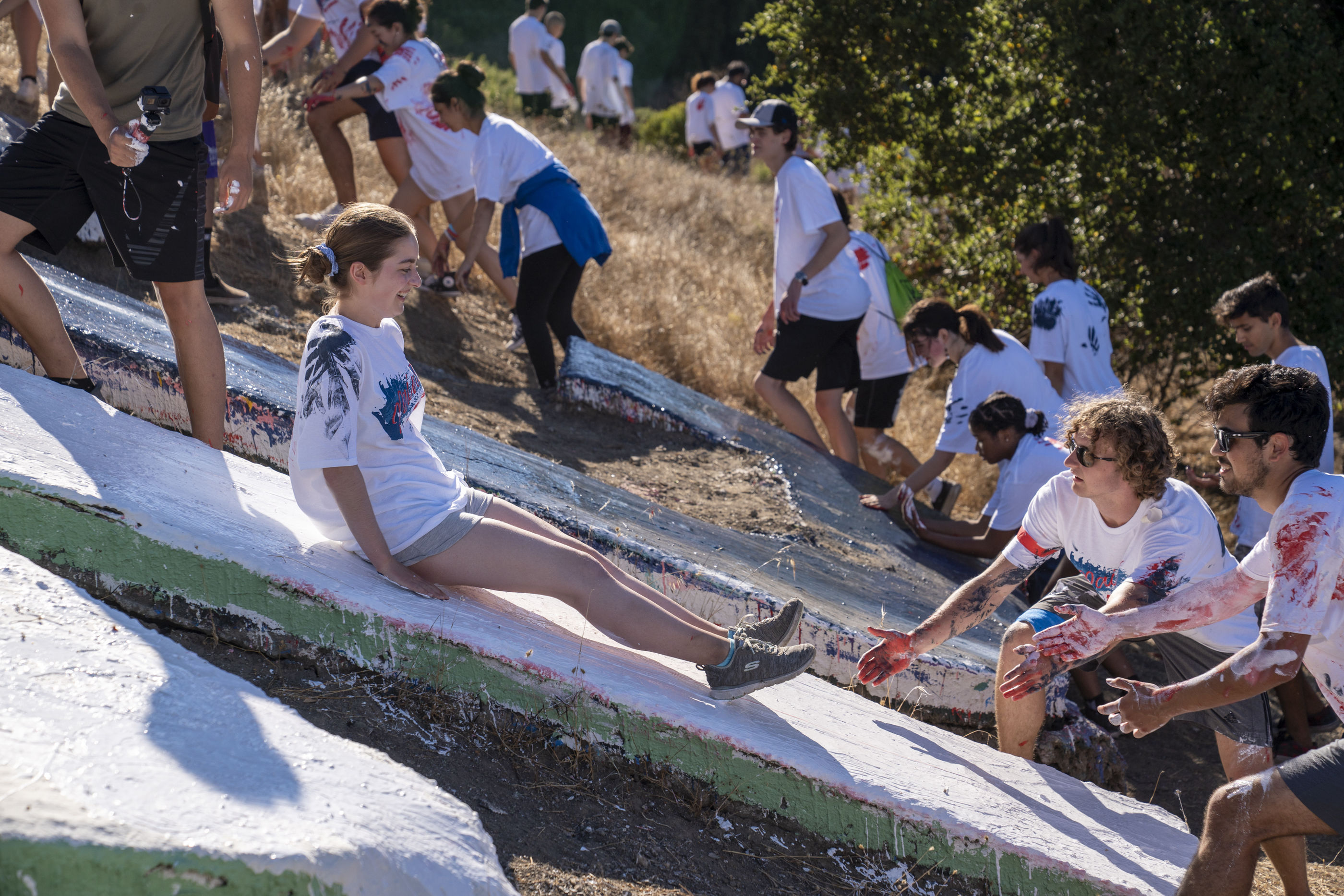 Weekend of Welcome sliding down the SMC
