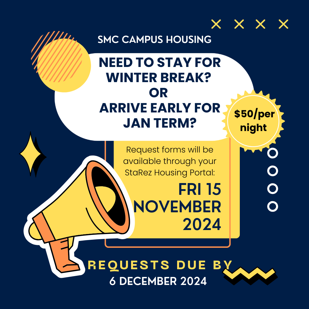 winter break housing 2024