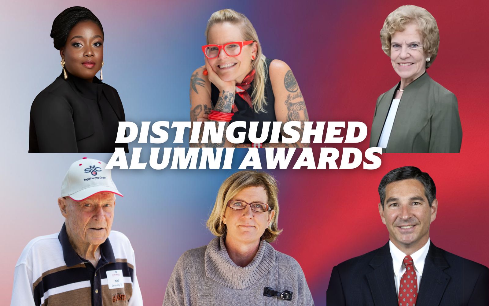 Collage of Alumni Award recipients