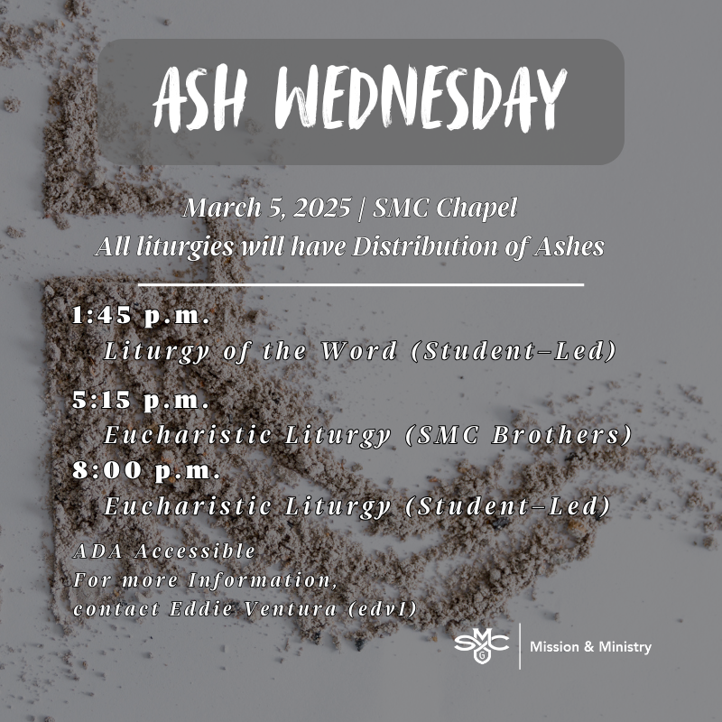 AY 2025 Ash Wednesday