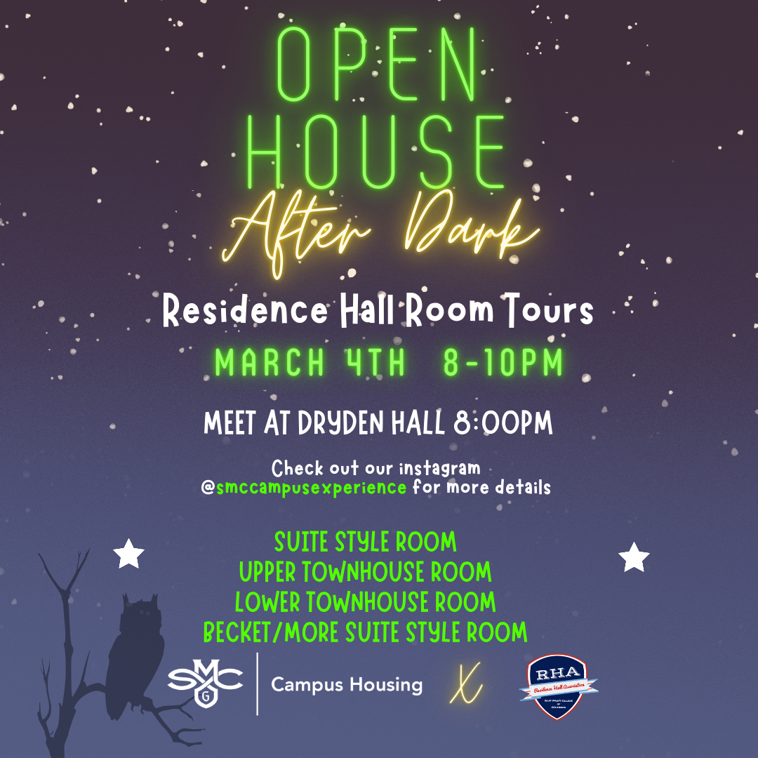 open house after dark hall tours spring 2025