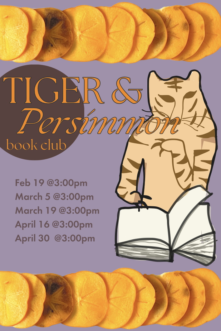 Tiger & Persimmon Book Club Poster