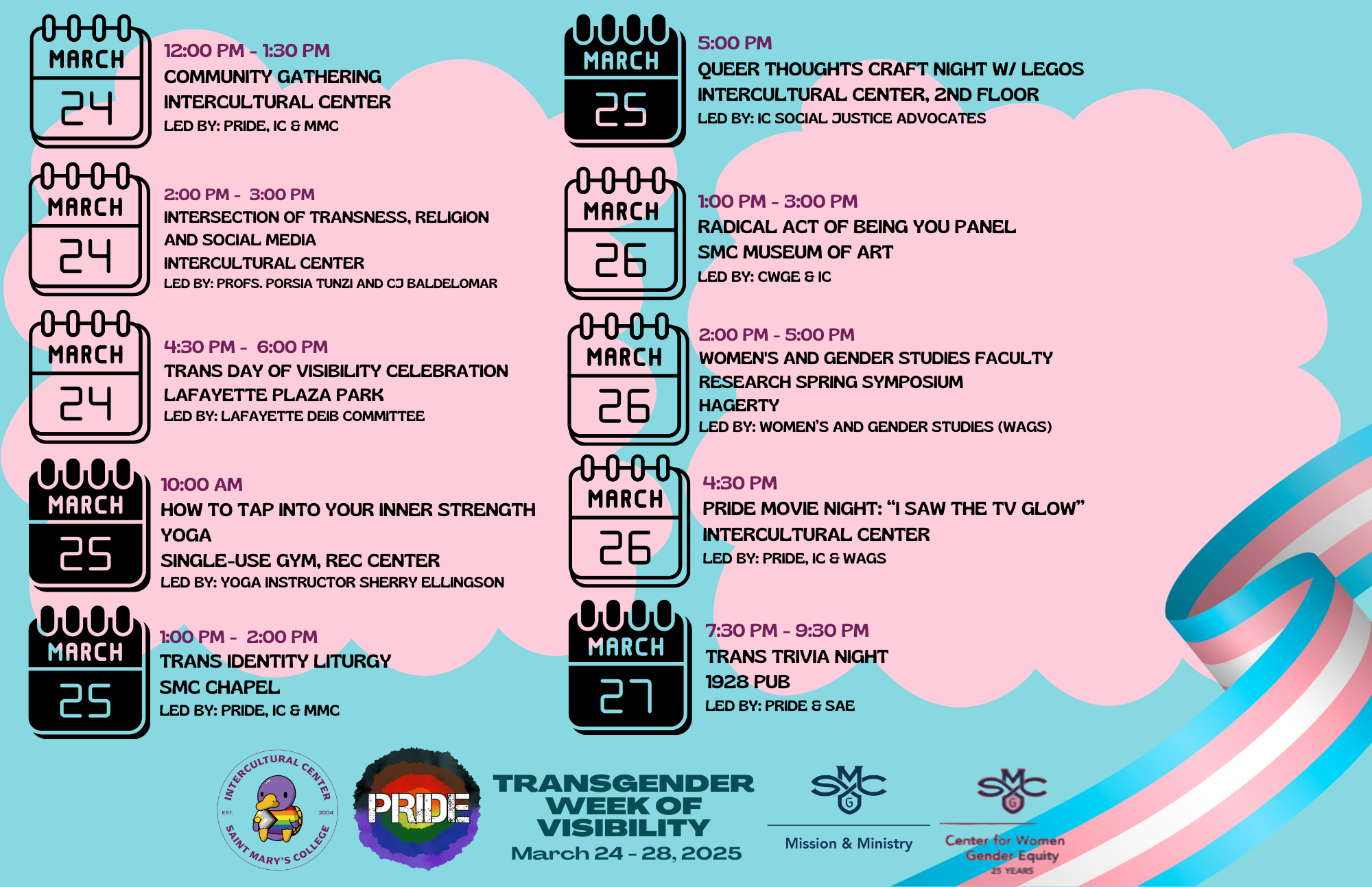 TWOV List of Events