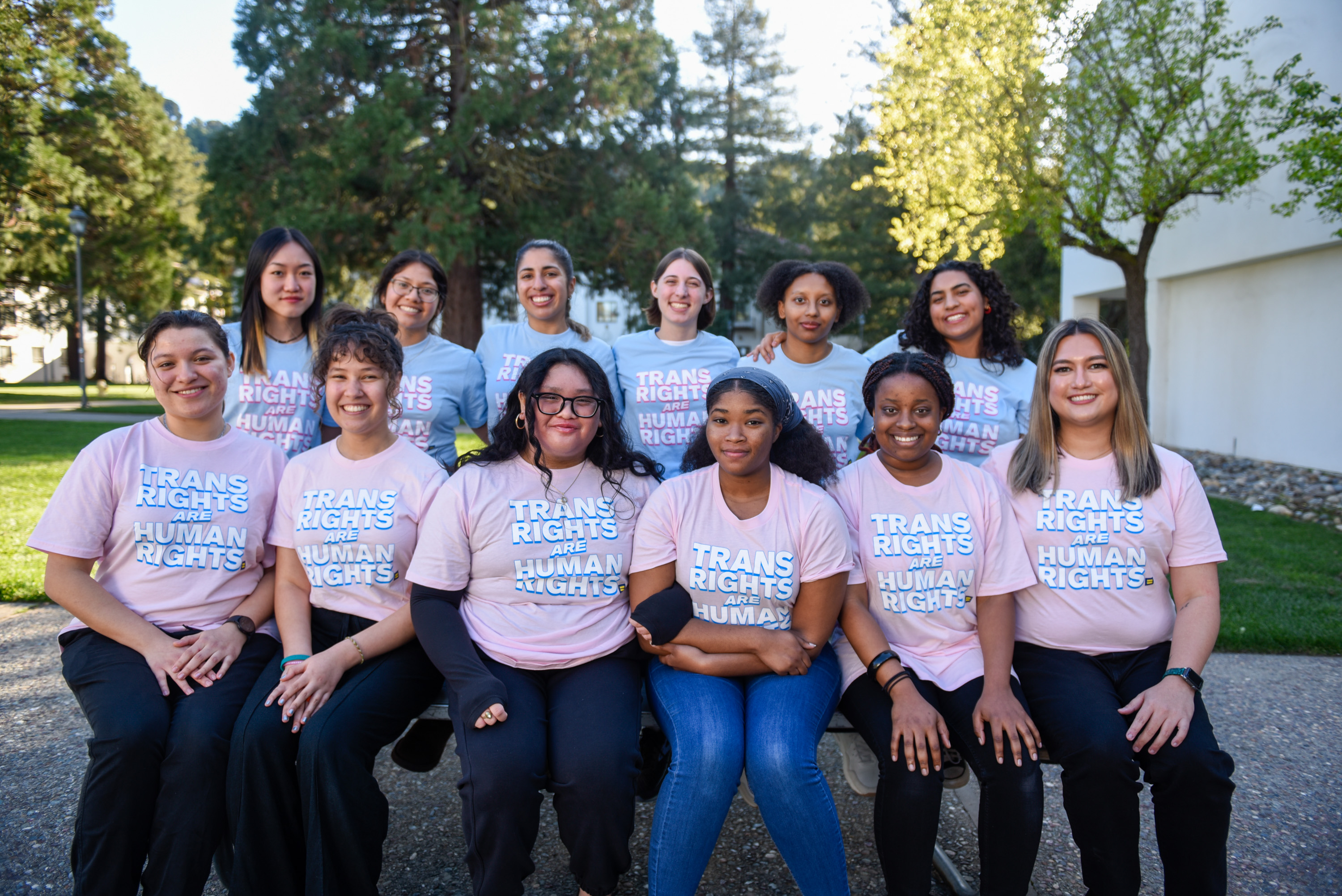 IC pro-staff and student staff for Trans Week of Visibility