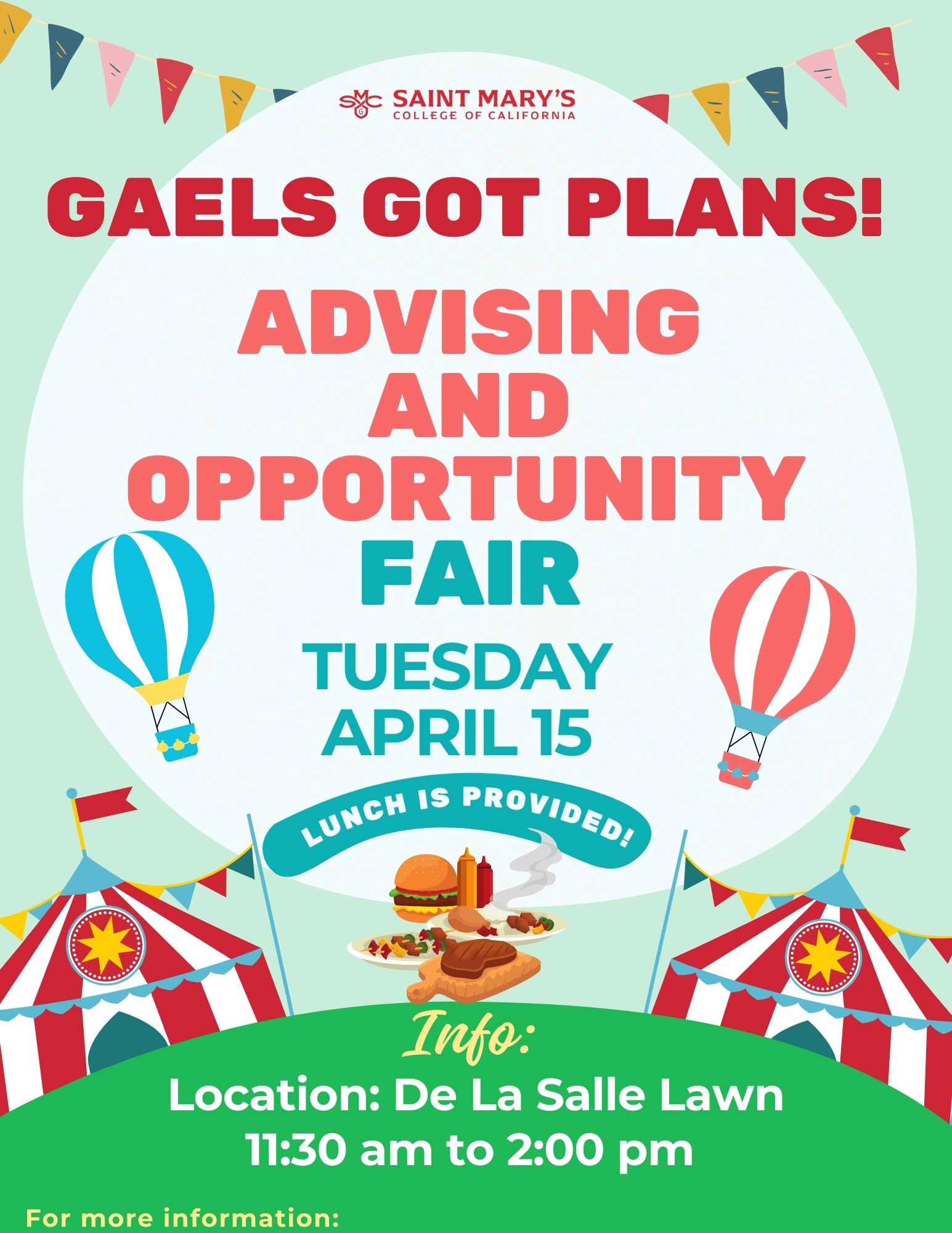 advising and opportunity fair flyer