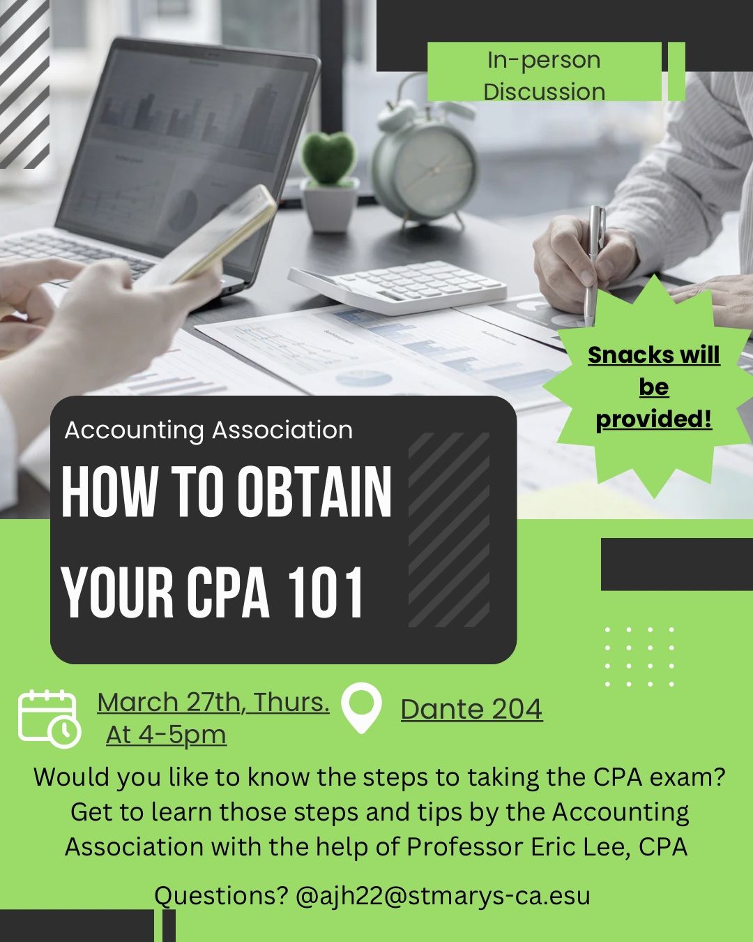 How to Obtain Your CPA Flyer